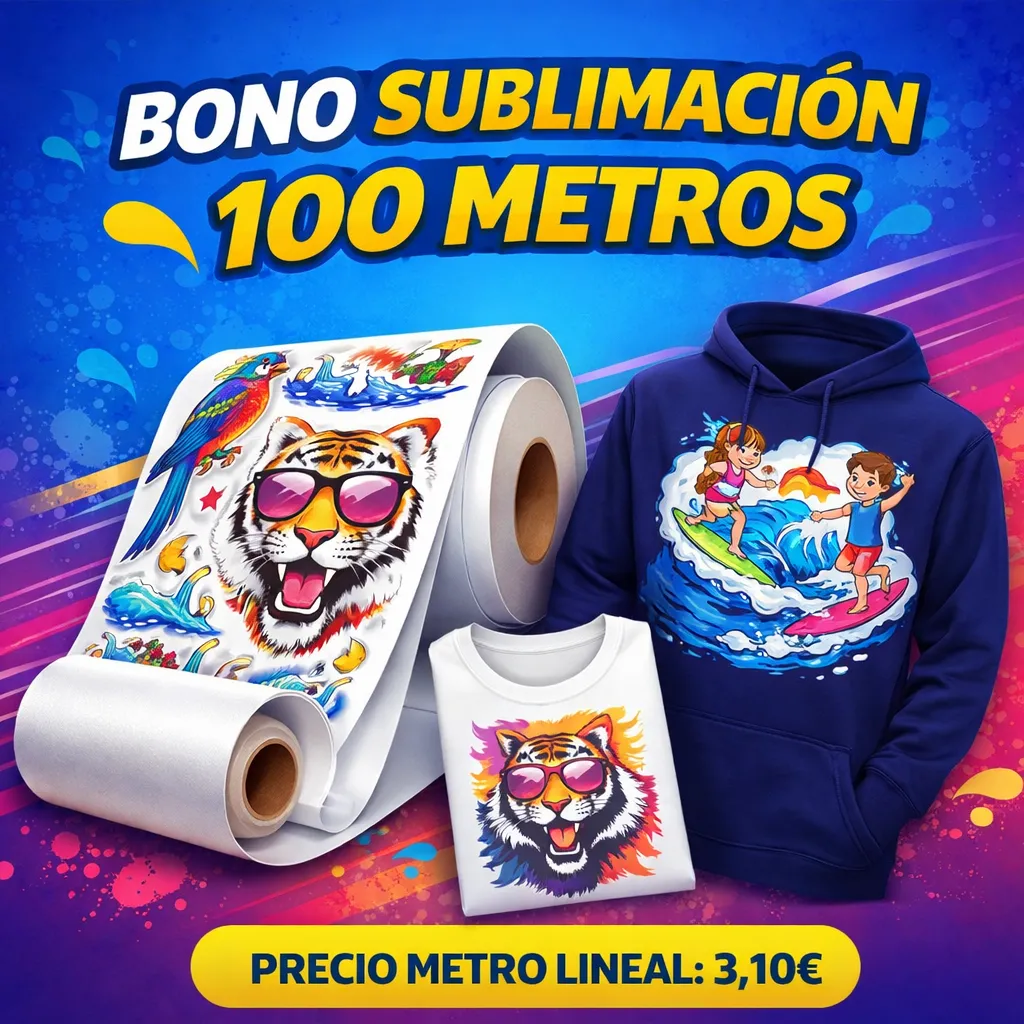 BONO SUBLIMACIÓN 100 METROS A 3,10€